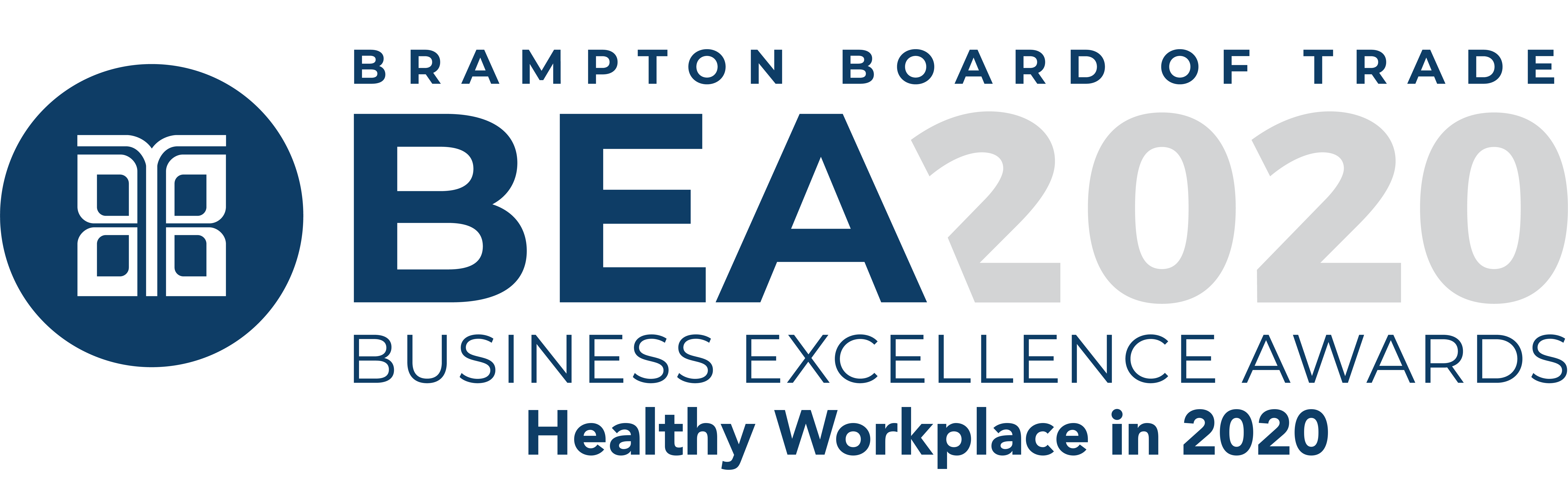 2020 Healthy Workplace Award from Brampton Board of Trade